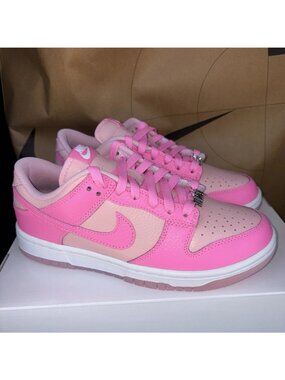 NEW Nike Dunk Low By You Hot Pink Light Pink FJ2253-901 Women Size 7.5